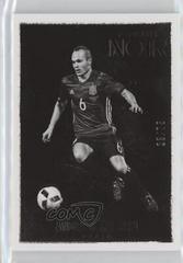 Andres Iniesta [Black and White] Soccer Cards 2016 Panini Noir Prices