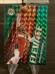 Russell Westbrook [Green Mosaic] Basketball Cards 2020 Panini Mosaic Elevate Prices