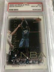 Kevin Garnett Basketball Cards 2000 Upper Deck Pros & Prospects Prices