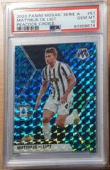 Matthijs de Ligt [Silver] #57 Soccer Cards 2020 Panini Mosaic Serie A Prices