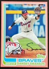 Dansby Swanson [White Jersey Peach] #101 Baseball Cards 2017 Topps Archives Prices