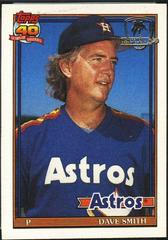 Dave Smith #215 Baseball Cards 1991 Topps Desert Shield Prices
