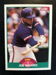 Joe Girardi #84T Baseball Cards 1989 Score Traded Prices