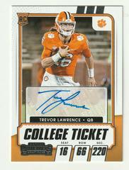 Trevor Lawrence [Autograph] #101 Football Cards 2021 Panini Contenders Draft Picks Prices