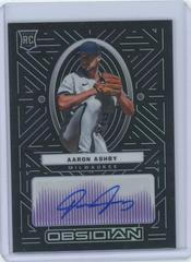 Aaron Ashby #OA-AA Baseball Cards 2022 Panini Chronicles Obsidian Autographs Prices