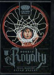 Rayan Rupert #11 Basketball Cards 2023 Panini Crown Royale Rookie Royalty Prices