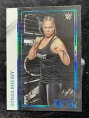 Ronda Rousey [Platinum] #427 Wrestling Cards 2022 Panini Chronicles WWE Noir Prices