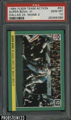 Super Bowl VI [Dallas 24, Miami 3] Football Cards 1984 Fleer Team Action Prices
