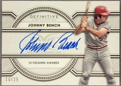 Johnny Bench Baseball Cards 2022 Topps Definitive Legendary Autograph Collection Prices