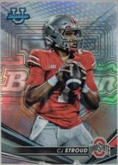 CJ Stroud [Refractor] #75 Football Cards 2022 Bowman's Best University Prices
