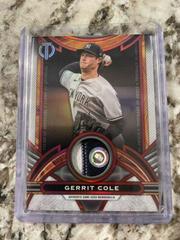 Gerrit Cole [Red] #SOA-GC Baseball Cards 2023 Topps Tribute Stamp of Approval Relics Prices