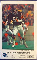 Jerry Muckensturm Football Cards 1981 Bears Police Prices