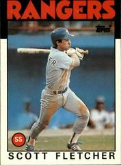 Scott Fletcher #36T Baseball Cards 1986 Topps Traded Prices