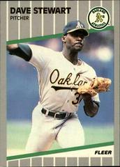 Dave Stewart #23 Baseball Cards 1989 Fleer Glossy Prices