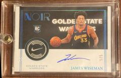 James Wiseman [Patch Autograph Tag] #377 Basketball Cards 2020 Panini Noir Prices