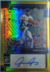 Aaron Ashby [Gold] #SIGS-AA Baseball Cards 2022 Panini Donruss Optic Signature Series Prices