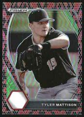 Tyler Mattison [Snake Skin Prizm] #104 Baseball Cards 2021 Panini Prizm Draft Picks Prices