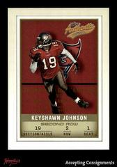 Keyshawn Johnson [Second Row] #7 Football Cards 2002 Fleer Authentix Prices