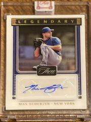 Max Scherzer [Gold] Baseball Cards 2022 Panini Three and Two Legendary Signatures Prices