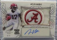 Jaylen Waddle [Silver] #PA-JW1 Football Cards 2021 Leaf Trinity Patch Autographs Prices