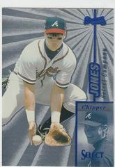 Chipper Jones [Select Company Blue] #63 Baseball Cards 1997 Select Prices