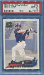 Derek Jeter #162 Baseball Cards 1999 Pacific Paramount Prices