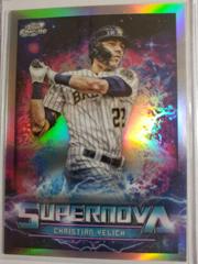 Christian Yelich #SN-14 Baseball Cards 2022 Topps Cosmic Chrome Supernova Prices