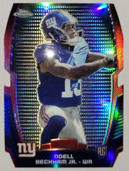 Odell Beckham Jr. [Red Refractor] Football Cards 2014 Topps Chrome Rookie Die-Cut Prices
