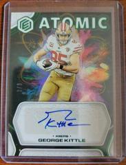 George Kittle [Neon] Football Cards 2022 Panini Elements Atomic Autographs Prices