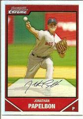 Jonathan Papelbon [Refractor] #6 Baseball Cards 2007 Bowman Chrome Prices