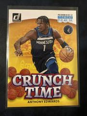 Anthony Edwards #9 Basketball Cards 2022 Panini Donruss Crunch Time Prices