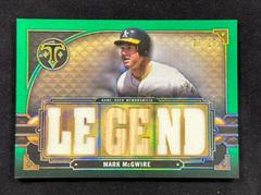 Mark McGwire [Emerald] Baseball Cards 2022 Topps Triple Threads Relics Legends Prices