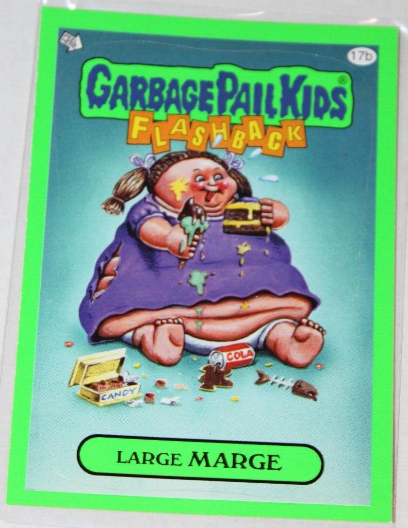 Large MARGE [Green] #17b 2011 Garbage Pail Kids