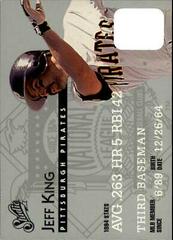 Jeff King #180- Baseball Cards 1995 Studio Prices
