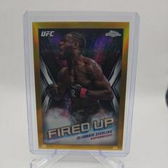 Aljamain Sterling [Gold Refractor] #FDP-25 Ufc Cards 2024 Topps Chrome UFC Fired Up Prices
