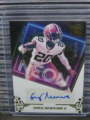 Greg Newsome II Football Cards 2022 Panini Elements Neon Signs Autographs Prices