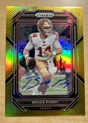 Brock Purdy [Autograph Gold] #353 Football Cards 2022 Panini Prizm Prices