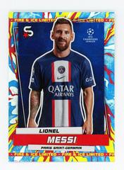 Lionel Messi [Fire & Ice] #135 Soccer Cards 2022 Topps UEFA Superstars Prices