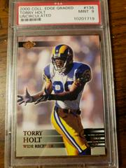 Torry Holt #136 Football Cards 2000 Collector's Edge Graded Prices