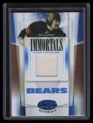 Sid Luckman [Mirror Blue Material] #252 Football Cards 2007 Leaf Certified Materials Prices