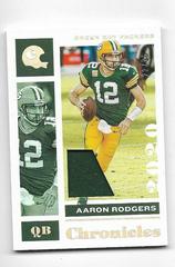Aaron Rodgers [Jersey Prime] #35 Football Cards 2020 Panini Chronicles Prices