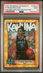Tyrese Proctor [Orange] #TBK-25 Basketball Cards 2022 Bowman Chrome University The Big Kahuna Prices