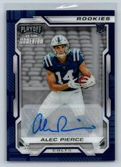 Alec Pierce [Autograph] #PMR-19 Football Cards 2022 Panini Chronicles Playoff Momentum Rookies Prices