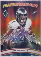 Jalen Hurts [Silver] #PWF-9 Football Cards 2023 Panini Phoenix Playing with Fire Prices