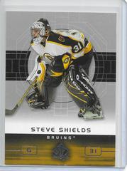 Steve Shields #8 Hockey Cards 2002 SP Authentic Prices