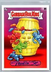 Beryl O. Monkey [Foilfractor Autograph] Garbage Pail Kids at Play Prices