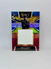 Oneil Cruz [Tri Color] Baseball Cards 2022 Panini Select Rookie Jumbo Swatch Prices