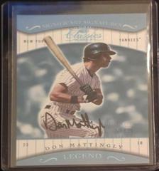 Don Mattingly #163 Baseball Cards 2001 Donruss Classics Prices