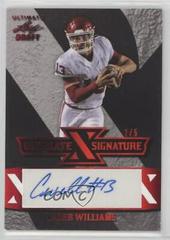 Caleb Williams [Red Spectrum] Football Cards 2022 Leaf Ultimate Draft X Autographs Prices