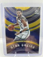 Jayson Tatum [Gold] Basketball Cards 2022 Panini Donruss Optic Star Gazing Prices
